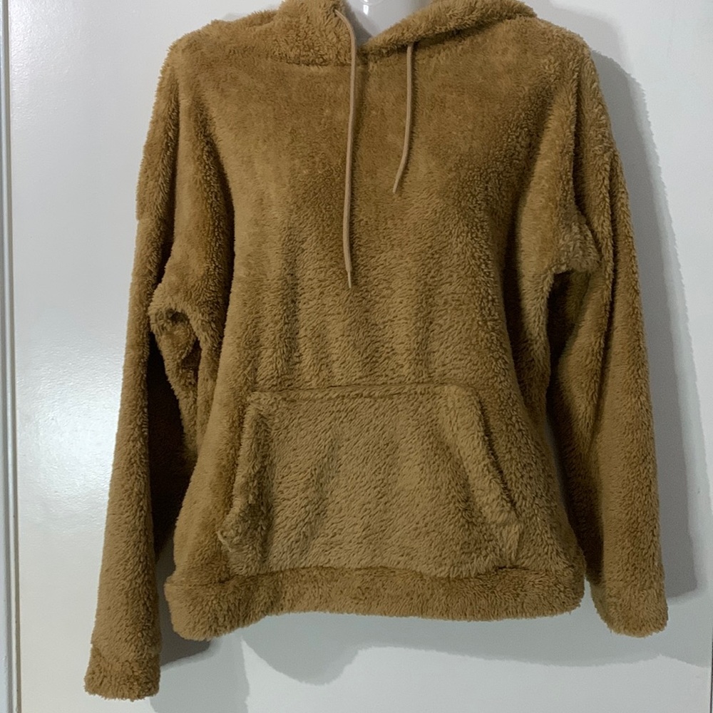 Brown fuzzy sweater!